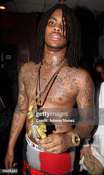 Waka Flocka attends DJ Prostyle's Birthday Bash at B.B. Kings on April 26, 2010 in New York City.