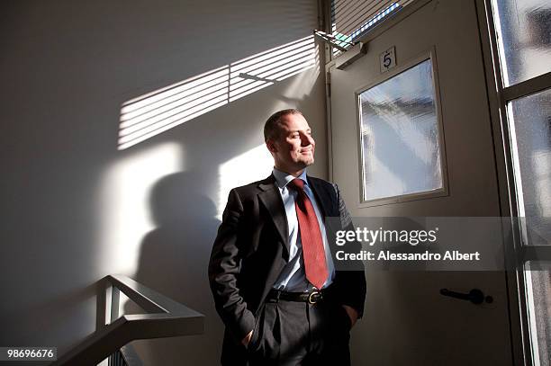 John Brunello poses for a portrait session on December 22, 2006 in Milan, Italy.