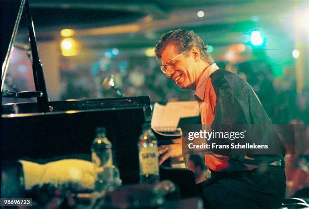 Pianist Chick Corea performs live on stage at the North Sea Jazz Festival in The Hague, Holland on July 12 1998