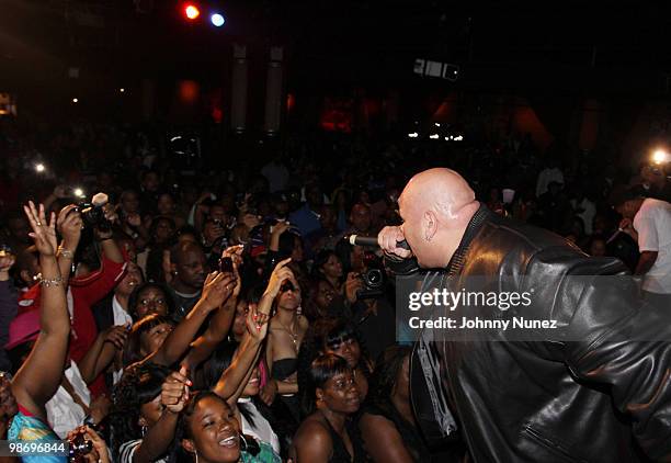 Fat Joe attends DJ Prostyle's Birthday Bash at B.B. Kings on April 26, 2010 in New York City.