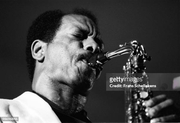Ornette Coleman plays Alto Sax at the North Sea Jazz Festival in The Hague, Netherlands on July 09 1983