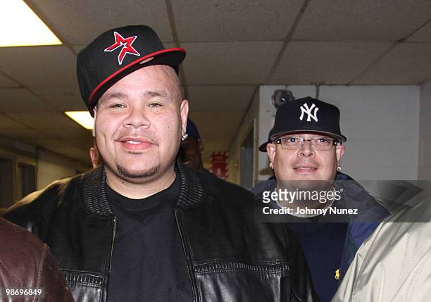 Fat Joe and Macho attend DJ Prostyle's Birthday Bash at B.B. Kings on April 26, 2010 in New York City.