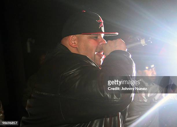 Fat Joe attends DJ Prostyle's Birthday Bash at B.B. Kings on April 26, 2010 in New York City.