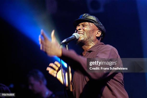 Jimmy Cliff performs live on stage at Paradiso in Amsterdam, Netherlands on November 11 2002