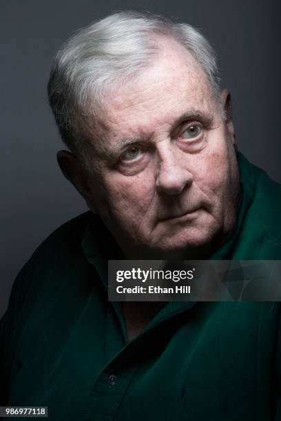 Author and essayist Edmund White is photographed for the New York Times on February 4, 2016 in New York City.