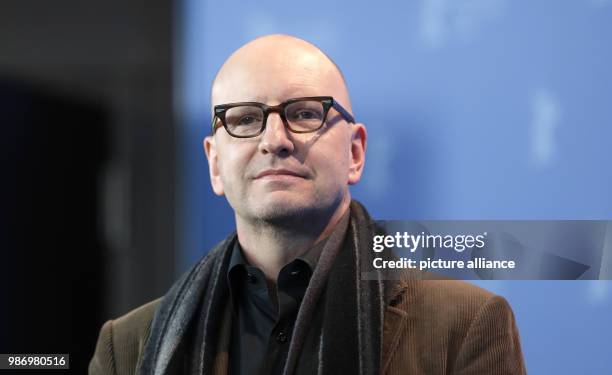 February 2018, Germany, Berlin: Berlinale 2018, photocall, 'Unsane': Director Steven Soderbergh. The film runs in the competition as part of the 68th...