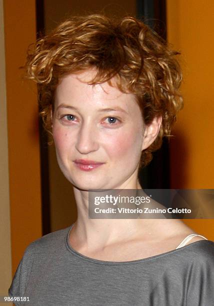 Actress Alba Rohrwacher attends 'Cosa Voglio Di Piu' photocall held at Cinema Anteo on April 27, 2010 in Milan, Italy.