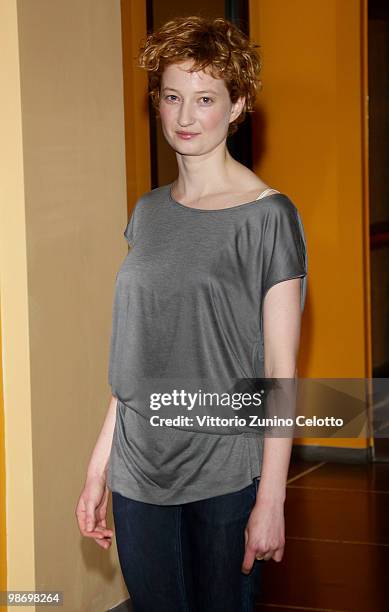 Actress Alba Rohrwacher attends 'Cosa Voglio Di Piu' photocall held at Cinema Anteo on April 27, 2010 in Milan, Italy.