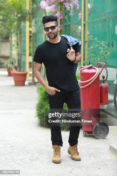 Punjabi singer Guru Randhawa during an exclusive interview with HT City at HT media office on June 29, 2016 in New Delhi, India.