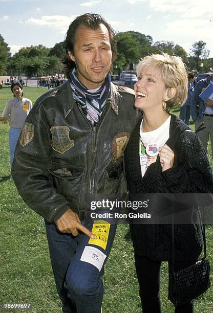 Michael Nader and Heather Locklear