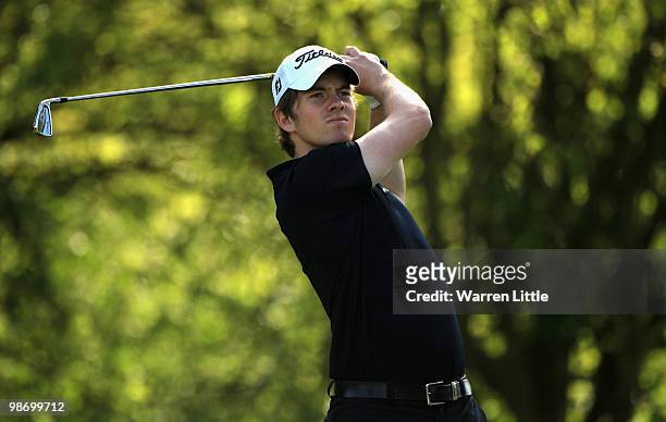 Ben Cooper of Bishop's Storford in action during the Powerade PGA Assistants Championship 2010 - East Region Qualifier at Verulam Golf Club on April...