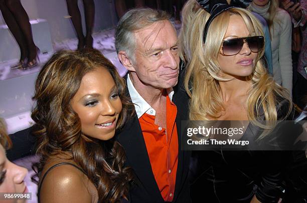 Ashanti, Hugh Hefner and Pamela Anderson