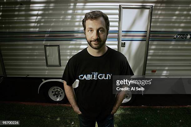 Writer/Director/Producer Judd Apatow poses for a portrait session for the Los Angeles Times on December 28 Glendale, CA. Published Image. CREDIT MUST...