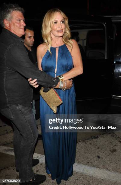 Taylor Armstrong and John H. Bluher are seen on June 28, 2018 in Los Angeles, California.