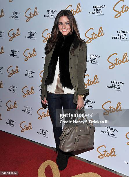 Socialite Olivia Palermo attends the 2010 Stoli Film Pioneer Awards at the Tribeca Grand Hotel on April 26, 2010 in New York City.