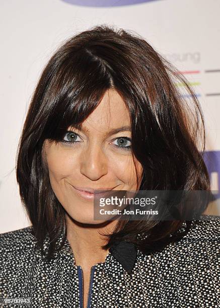 Claudia Winkleman attends the launch party for Samsung 3D Television at the Saatchi Gallery on April 27, 2010 in London, England.