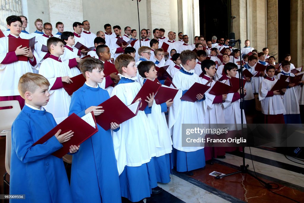 Hereford Cathedral Choir Invited By The Pope To Sing At The Vatican