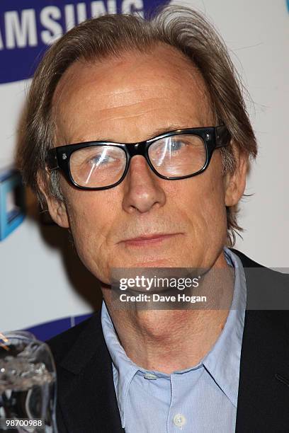 Bill Nighy arrives at the Samsung 3D Television launch party held at The Saatchi Gallery on April 27, 2010 in London, England.