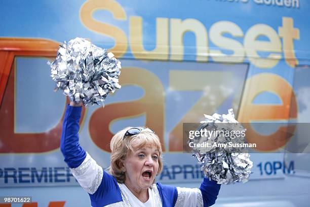 Senior celebrates the premiere of WE tv's "Sunset Daze" in Times Square on April 27, 2010 in New York City.