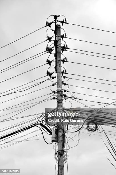 Connection Pylon 600 Pillars Electricity Pylons Stock Photos, High-Res Pictures, and ...