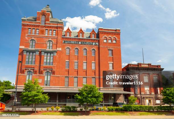 stegmaier brewery building in wilkes-barre, pennsylvania - wilkes barre stock pictures, royalty-free photos & images