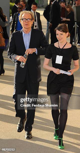 Bill Nighy attends the launch party for Samsung 3D Television at Saatchi Gallery on April 27, 2010 in London, England.