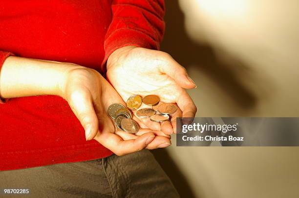 it's all i've got - money donation stock pictures, royalty-free photos & images