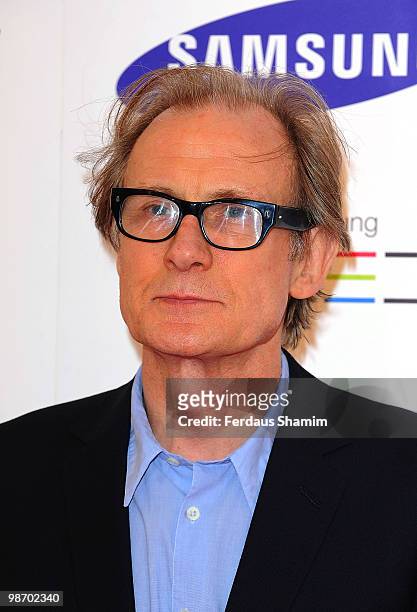 Bill Nighy attends the launch party for Samsung 3D Television at Saatchi Gallery on April 27, 2010 in London, England.