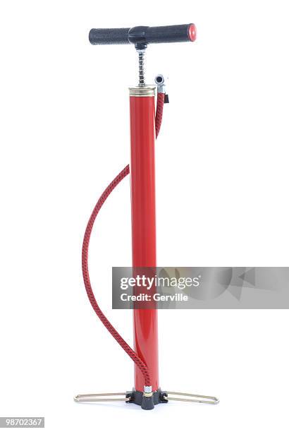 inflation - bicycle pump stock pictures, royalty-free photos & images