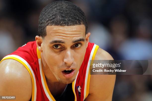 Kevin Martin of the Houston Rockets looks on during the game against the Sacramento Kings at Arco Arena on April 12, 2010 in Sacramento, California....