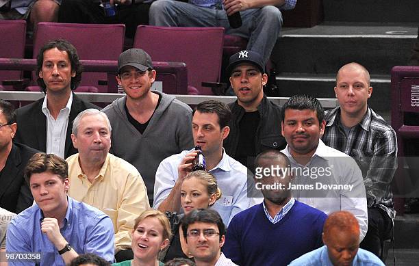 Bryan Greenberg attends a game between the Boston Celtics and the New York Knicks at Madison Square Garden on April 6, 2010 in New York City.