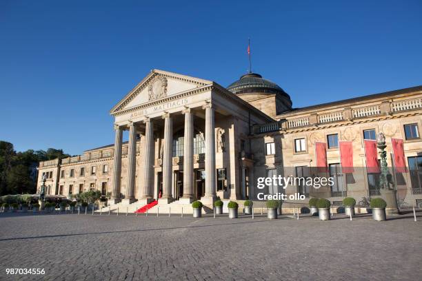 kurhaus wiesbaden - ollo stockfoto's en -beelden