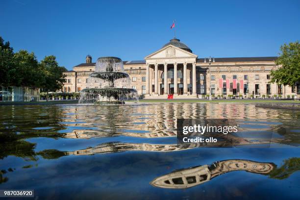 kurhaus wiesbaden - ollo stockfoto's en -beelden