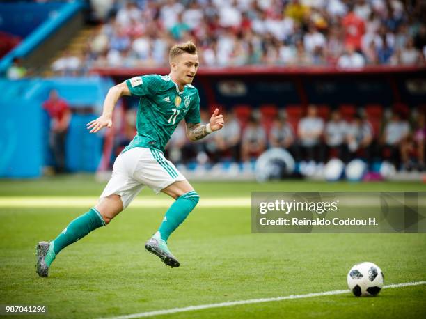 Marco Reus of Germany is seen during the 2018 FIFA World Cup Russia group F match between Korea Republic and Germany at Kazan Arena on June 27, 2018...