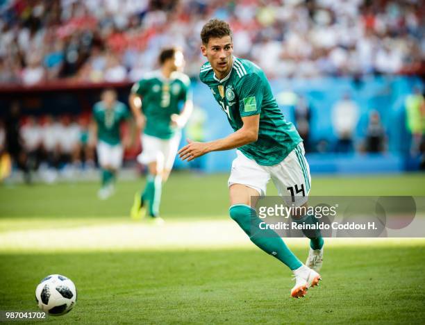 Leon Goretzka of Germany during the 2018 FIFA World Cup Russia group F match between Korea Republic and Germany at Kazan Arena on June 27, 2018 in...