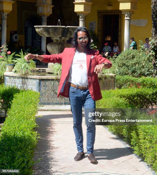 The dancer Juan Manuel Fernandez Montoya aka Farruquito presents the XX Bienal de Flamenco at Duenas Palace on June 27, 2018 in Seville, Spain.