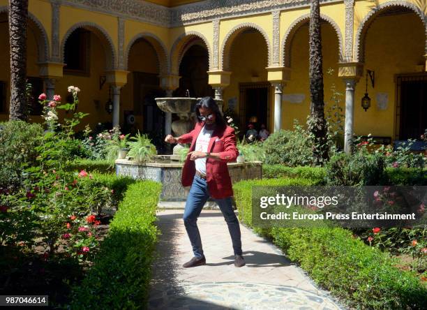 The dancer Juan Manuel Fernandez Montoya aka Farruquito presents the XX Bienal de Flamenco at Duenas Palace on June 27, 2018 in Seville, Spain.