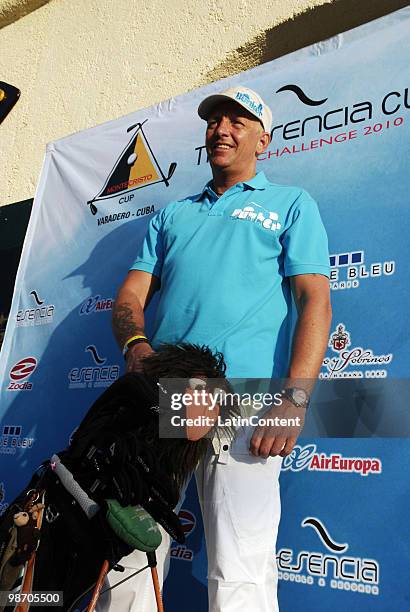 Spanish golf player Ture Zawallich poses for a photo during the 2nd Montecristo Cup at the Varadero Golf Club on April 24, 2010 in Varadero, Cuba.