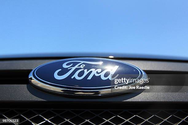 Ford vehicle is seen on the sales lot of Metro Ford on April 27, 2010 in Miami, Florida. Ford announced today that it earned $2.08 billion, or 50...