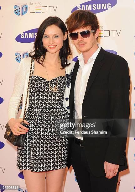 Sophie Ellis Bextor attends the launch party for Samsung 3D Television at Saatchi Gallery on April 27, 2010 in London, England.