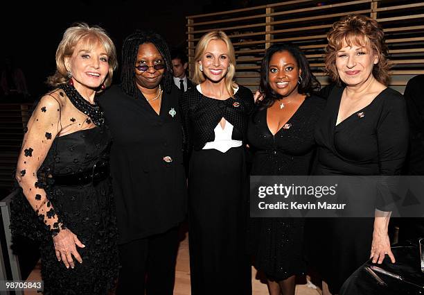 Barbara Walters, Whoopi Goldberg, Elizabeth Hasselbeck, Sherri Shepherd and Joy Behar attends the Time's 100 Most Influential People in the World...