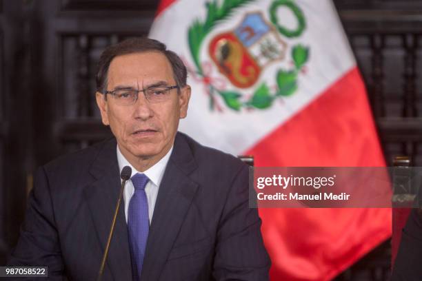 President of Peru Martín Vizcarra, ratified a fight against corruption and the firm support of the Government to those who denounce this type of...