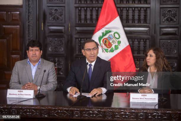 President of Peru Martín Vizcarra ratified a fight against corruption and the firm support of the Government to those who denounce this type of...