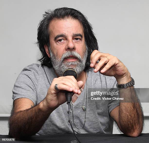 Musician and composer, Antonio Moogie Canazio attends the Grammy at Your School press conference at Academia De Musica - Fermatta on April 27, 2010...