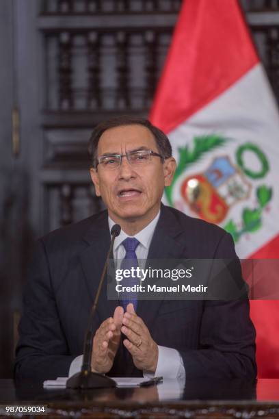 President of Peru Martín Vizcarra, ratified a fight against corruption and the firm support of the Government to those who denounce this type of...