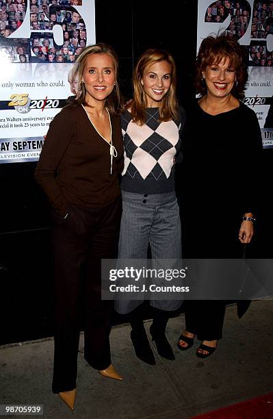 Meredith Vieira, Elisabeth Hasselbeck and Joy Behar