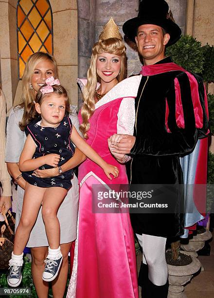 Media personality Elisabeth Hasselbeck and daughter Grace Hasselbeck join Princess Aurora and Prince Prince Phillip on the red carpet at the 50th...