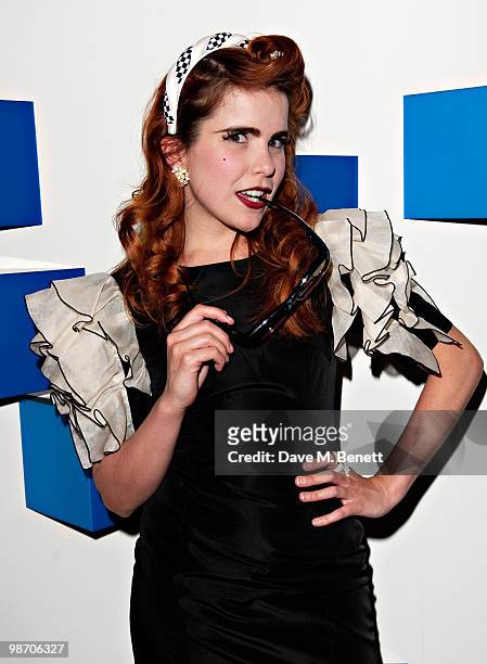 Paloma Faith attends the Samsung 3D Television party, at the Saatchi Gallery on April 27, 2010 in London, England.