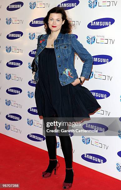 Jasmine Guinness arrives at the Samsung 3D Television party at the Saatchi Gallery, Duke of York's HQ on April 27, 2010 in London, England.