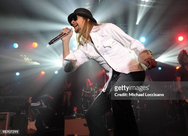 Musician Kid Rock performs onstage during the truTV Upfront 2010 at Skylight SOHO on April 27, 2010 in New York City. 19847_002_0162.JPG